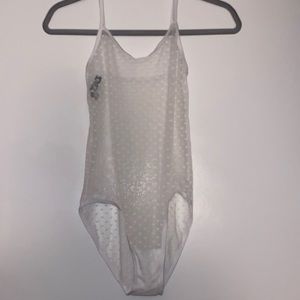 Mesh heart bodysuit